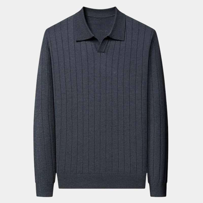 Long-Sleeve Polo