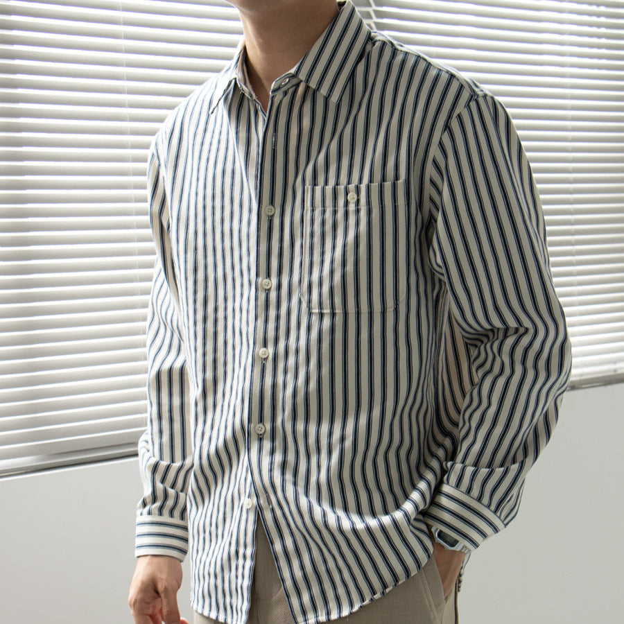 Striped Long-Sleeve Shirt