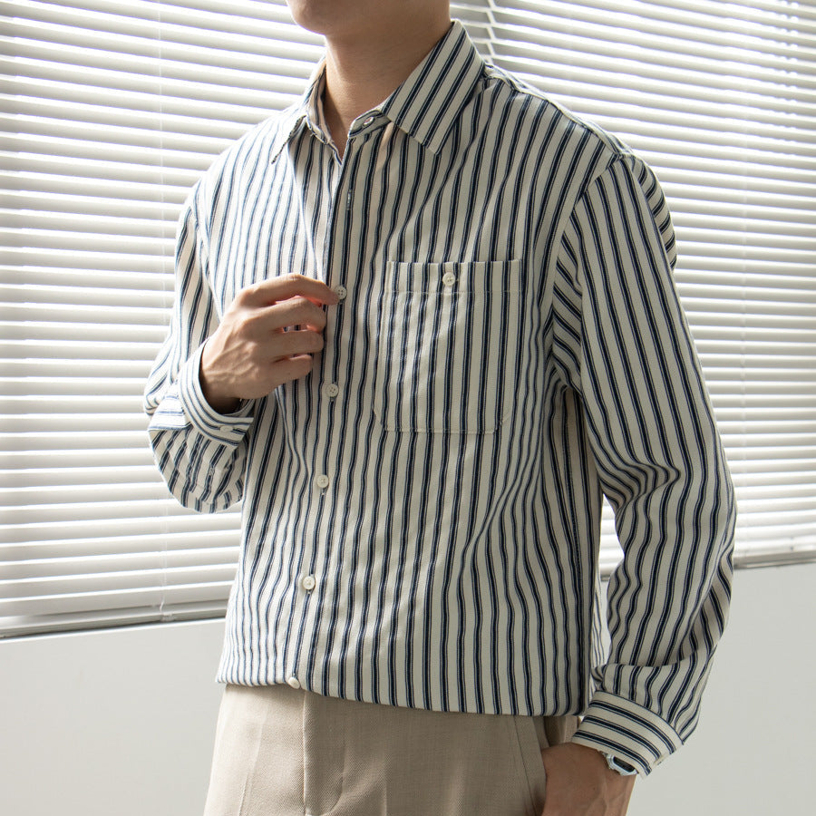 Striped Long-Sleeve Shirt