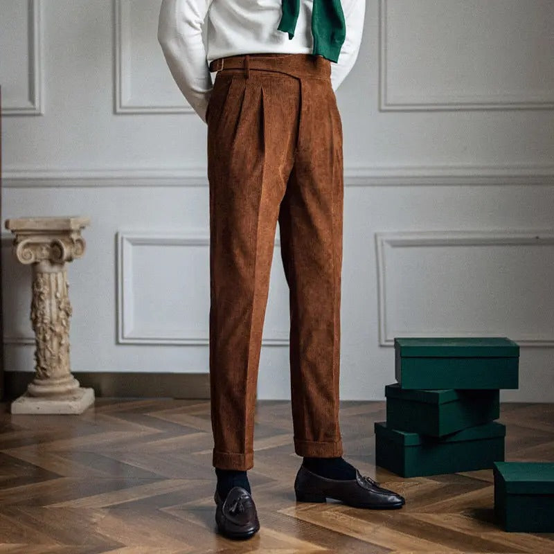 Straight-Leg Trousers
