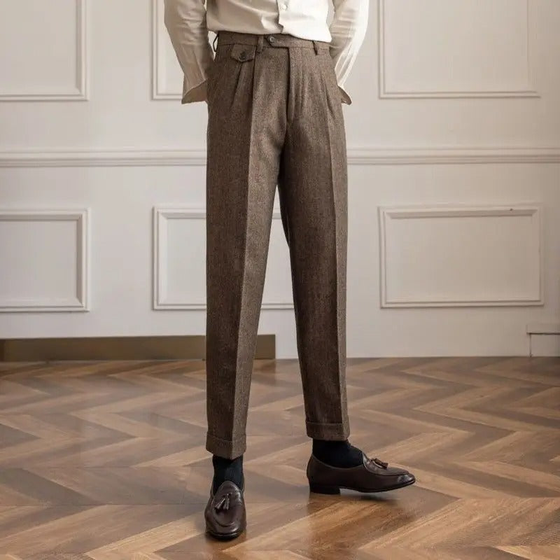 Straight-Leg Trousers